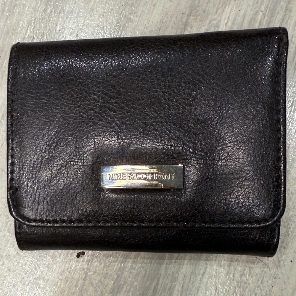 Nine & Co. Rich Brown Leather Wallet